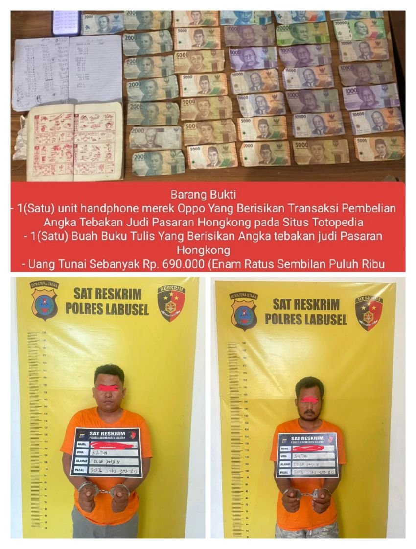 Dukung Program Asta Cita Presiden RI Polres Labusel Ungkap Praktik Judi Online