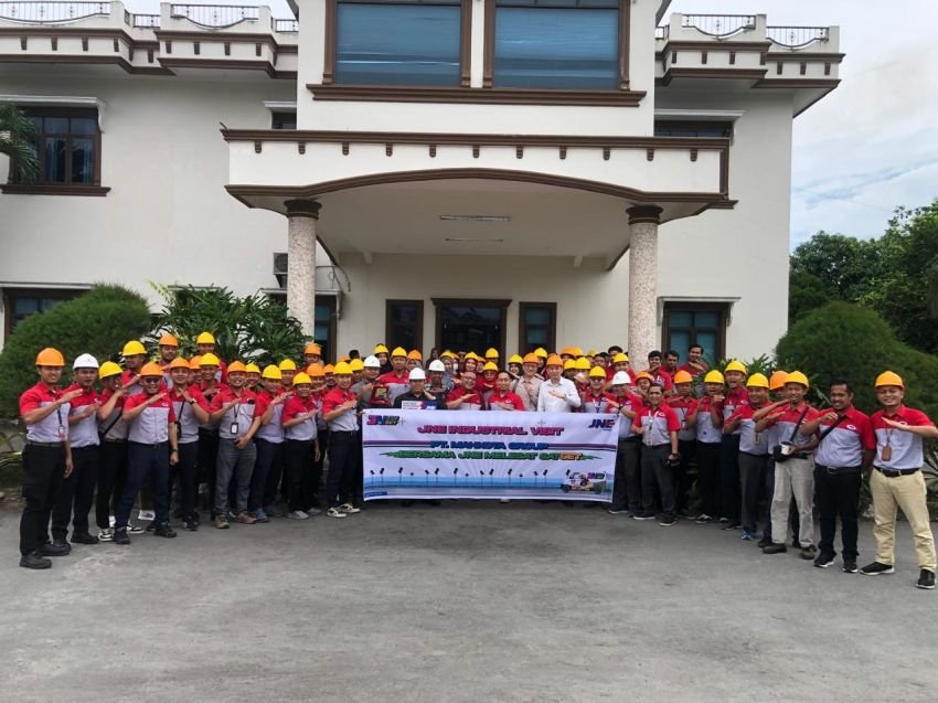 JNE Medan Kunjungi Industri Pabrik Kelapa Sawit, PT Karya Pratama Niaga Jaya