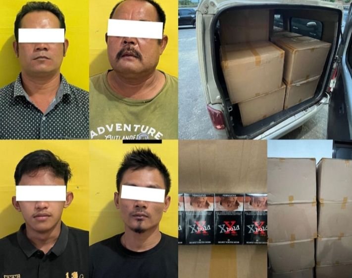 Polres Labusel Bongkar Sindikat Rokok Pita Cukai Palsu, Empat Pelaku Ditangkap
