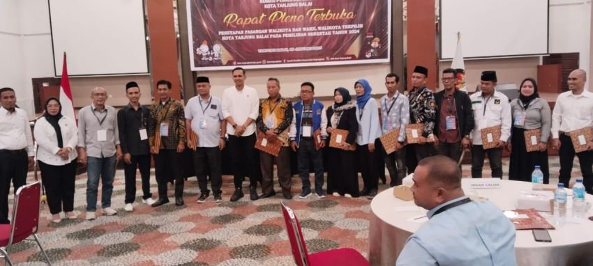 KPU Kota Tanjungbalai Gelar Rapat Pleno Penetapan Walikota/Wakil Walikota Terpilih