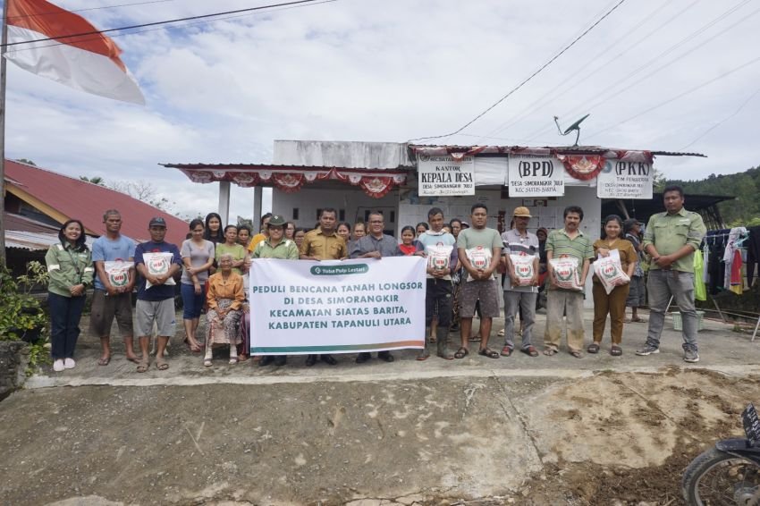 TPL Peduli Bantu 2,8 Ton Beras Korban Bencana Tanah Longsor dan Banjir Bandang di Kecamatan Siatas Barita dan Kecamatan Pahae Jae