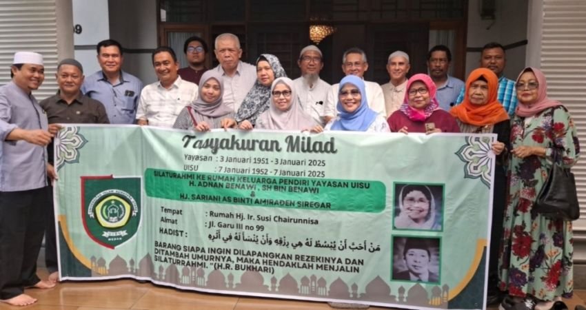 Rangkaian Milad UISU, PY dan Rektorat Silaturahmi Ke Keluarga Pendiri : Untuk Memperkuat Uhkuwah Islamiyah