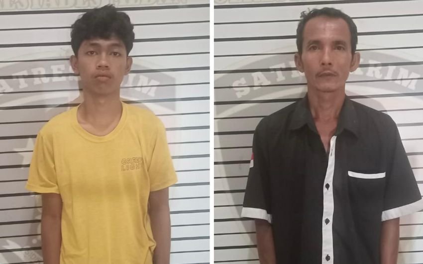 Dua Pria di Medan Terlibat Kasus Pencurian Betor Ditangkap