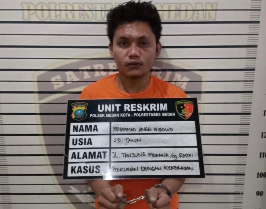 Awalnya Mau Curi Motor, Penjambret Handphone di Medan Babak Belur Dimassa, Teman Pelaku Lolos