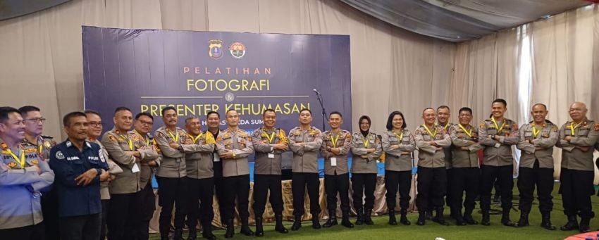 Kasi Humas Polres Batu Bara AKP AH Sagala Ikuti Pelatihan Photografi Dan Presenter Kehumasan Polda Sumut