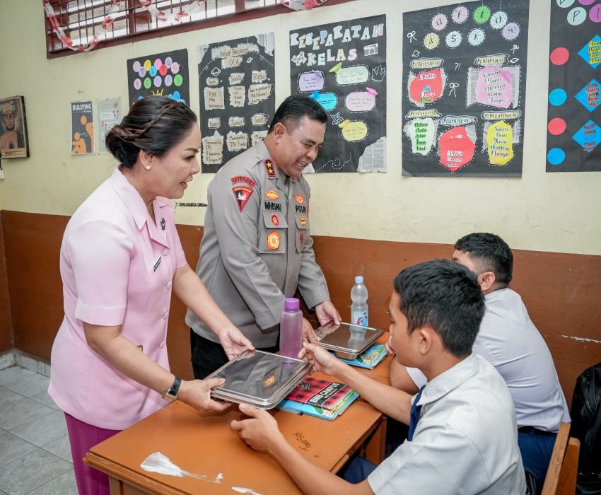 Kapolda Sumut Tinjau Uji Coba Program Makan Bergizi Gratis