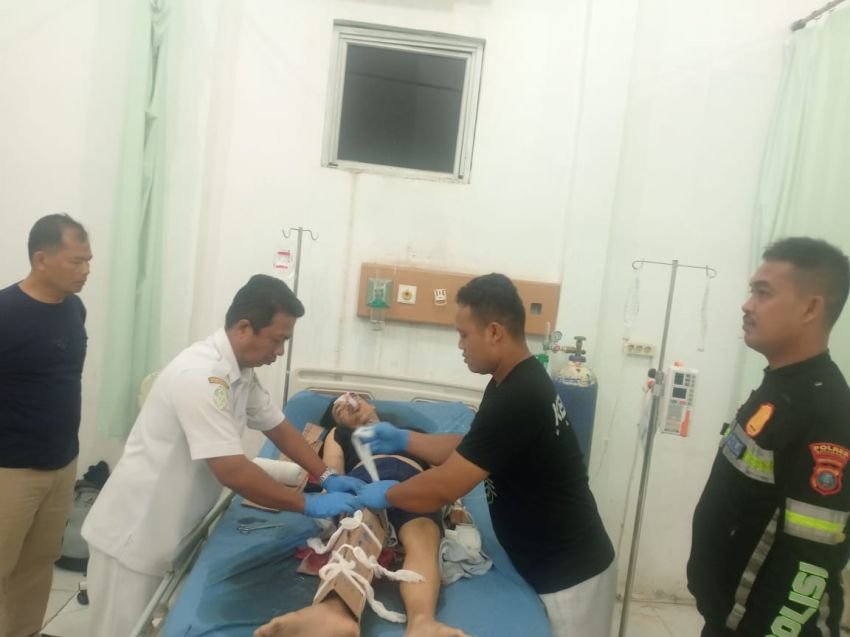 Truk Tanki Vs Vario di Jalinsum Batu Bara, Pengendara Tewas Terlindas