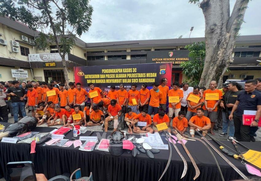 Jelang Ramadan, Polisi Ringkus 39 Tersangka 3C dalam Seminggu-10 di Antaranya Residivis