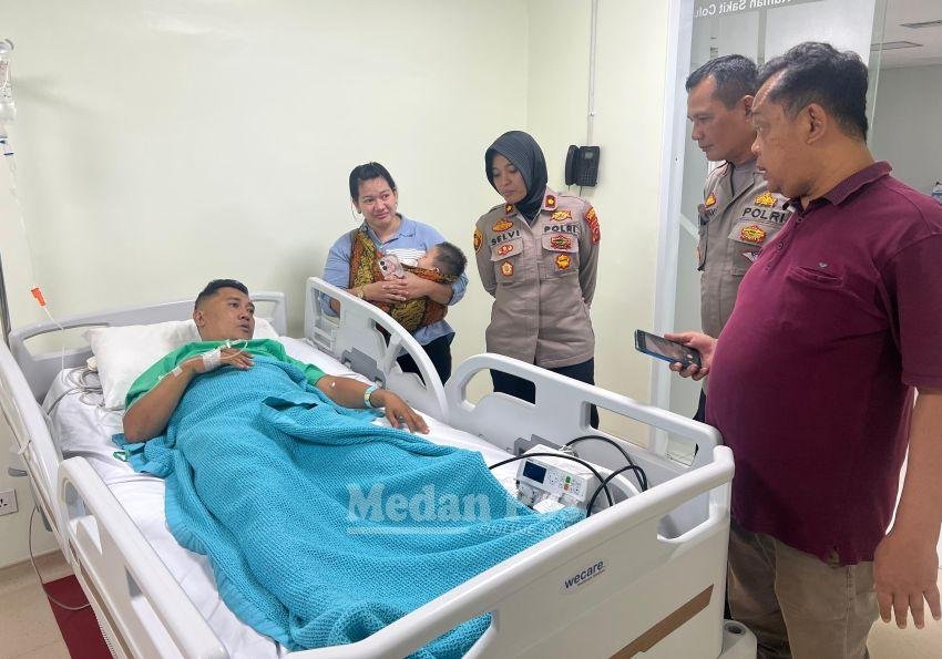 Usai Tangkap Pelaku Curat, Anggota Polsek Medan Kota Ditabrak-Kaki Patah Sampai Dioperasi