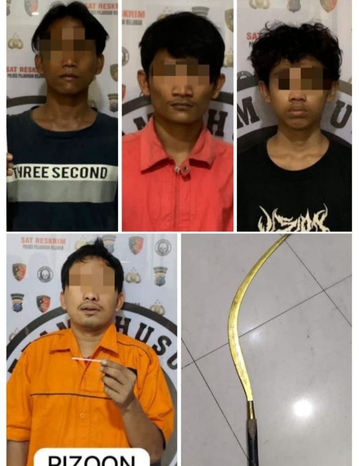 Empat Pelaku Tawuran Diamankan Hasil Tes Urine Positif Narkoba