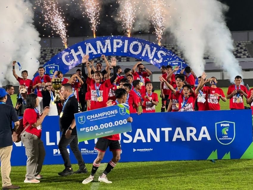 PNM Liga Nusantara Nobatkan Sumut United Juara Usai Tumbangkan Tornado FC
