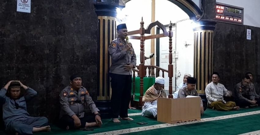 Subuh Keliling di Masjid Nurul Fallah, Wakapolres Belawan Sampaikan Pesan Ini
