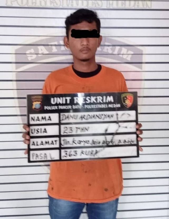 Polsek Pancur Batu Bekuk Pembobol Rumah : Modus Congkel Pintu Rumah
