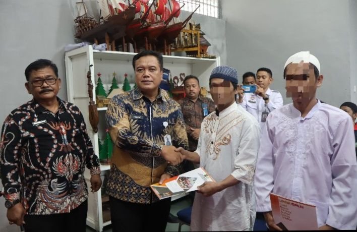Sambut Hari Raya Nyepi dan Idul Fitri, Ratusan WBP Lapas Pancur Batu Terima Remisi