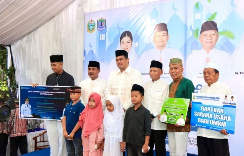 Bantu Mesjid Rp 250 Juta : Gubernur Safari Ramadan Ke Binjai