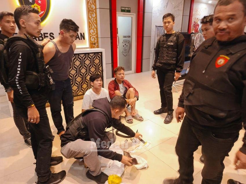 Polrestabes Medan Gerak Cepat Ringkus Komplotan Pelaku Begal Bersenpi
