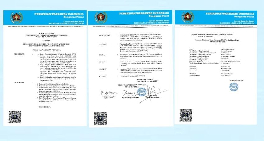 Kepengurusan PWI Jabar Diketuai Hilman Hidayat Dibekukan!, Ketum Hendry Ch Bangun Tunjuk Danang Donoroso Sebagai Plt Ketua Cabang Jawa Barat