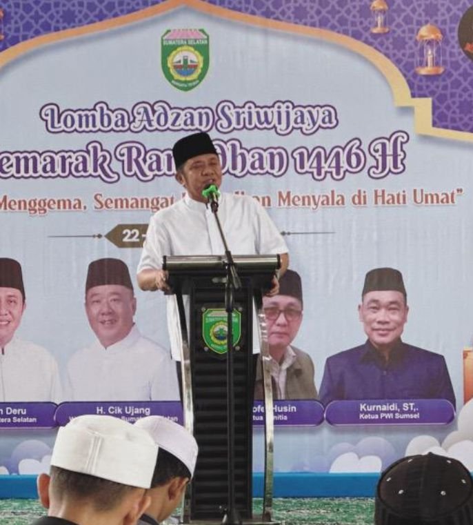 Gubernur Sumsel Buka Lomba Adzan PWI Sumsel, Harap Jadi Agenda Tahunan