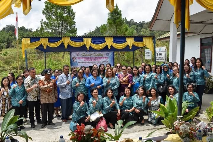 Ketua TP PKK Humbahas Laksanakan Supervisi Desa Percontohan Tingkat Provinsi Sumut