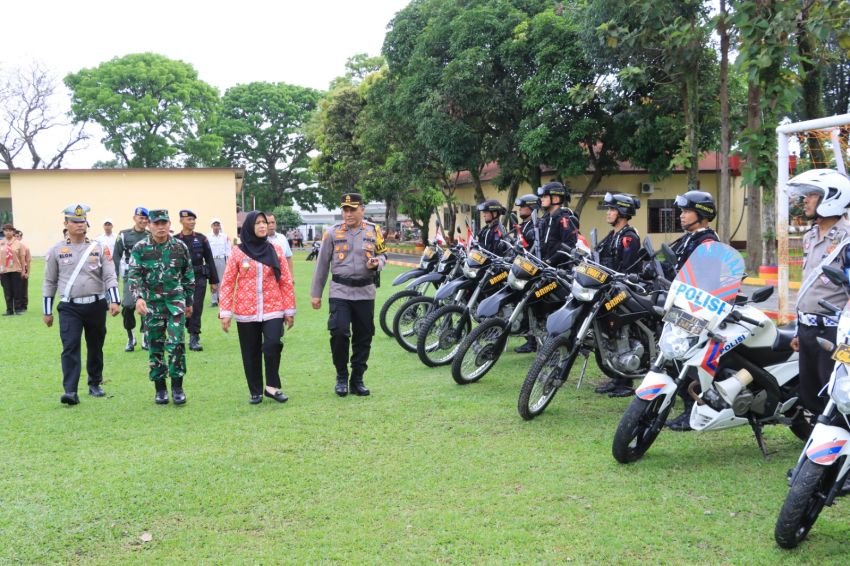Polres P.Siantar Gelar Apel Pasukan Ops Ketupat Toba 2025