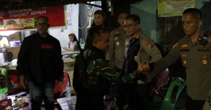 Dini hari, Kapolrestabes Medan Sambangi Posko Anti Tawuran Kelurahan Gaharu