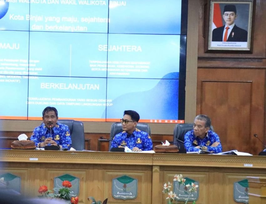Pimpin Rapat Kerja Perdana Tahun 2025, Wali Kota Binjai Tekankan Pentingnya Kerjasama Semua Pihak