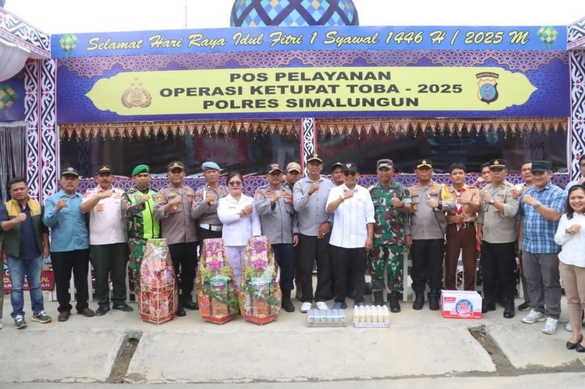 Kapolres Simalungun Bersama Forkopimda Pantau Kesiapan Operasi Ketupat Toba 2025, Pastikan Arus Mudik Lebaran Lancar