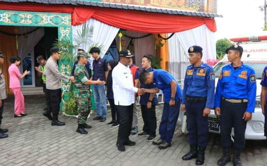 Wali Kota Binjai Tinjau Pos Pam Dan Pos Yan Idulfitri 1446 H