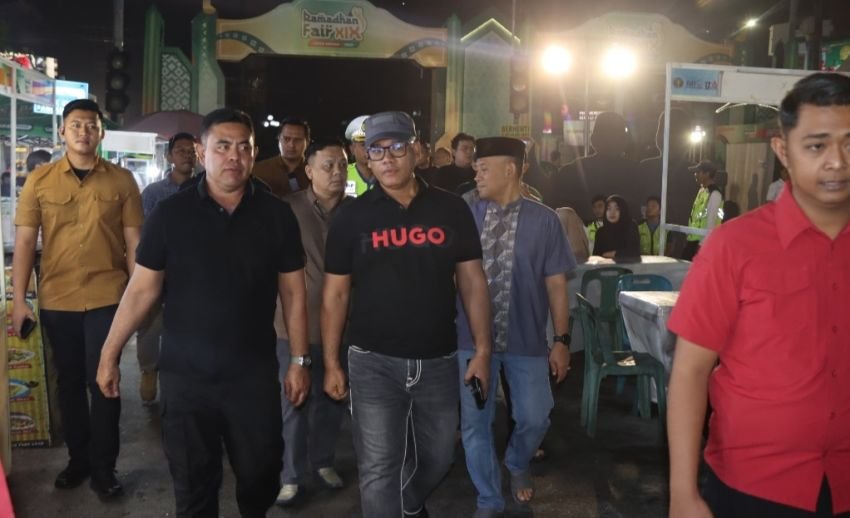 Kapolda Sumut dan Kapolrestabes Medan Cek Lokasi Safari Ramadhan Kapolri di Masjid Raya Al-Mashun dan Ramadhan Fair