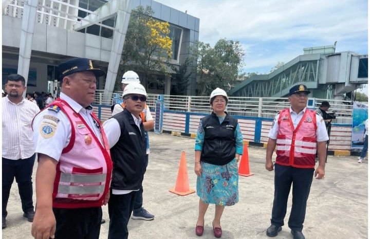 H-7 Lebaran EGM PT Pelindo Regional 1 Belawan Pantau Arus Mudik di Terminal Penumpang Bandar Deli