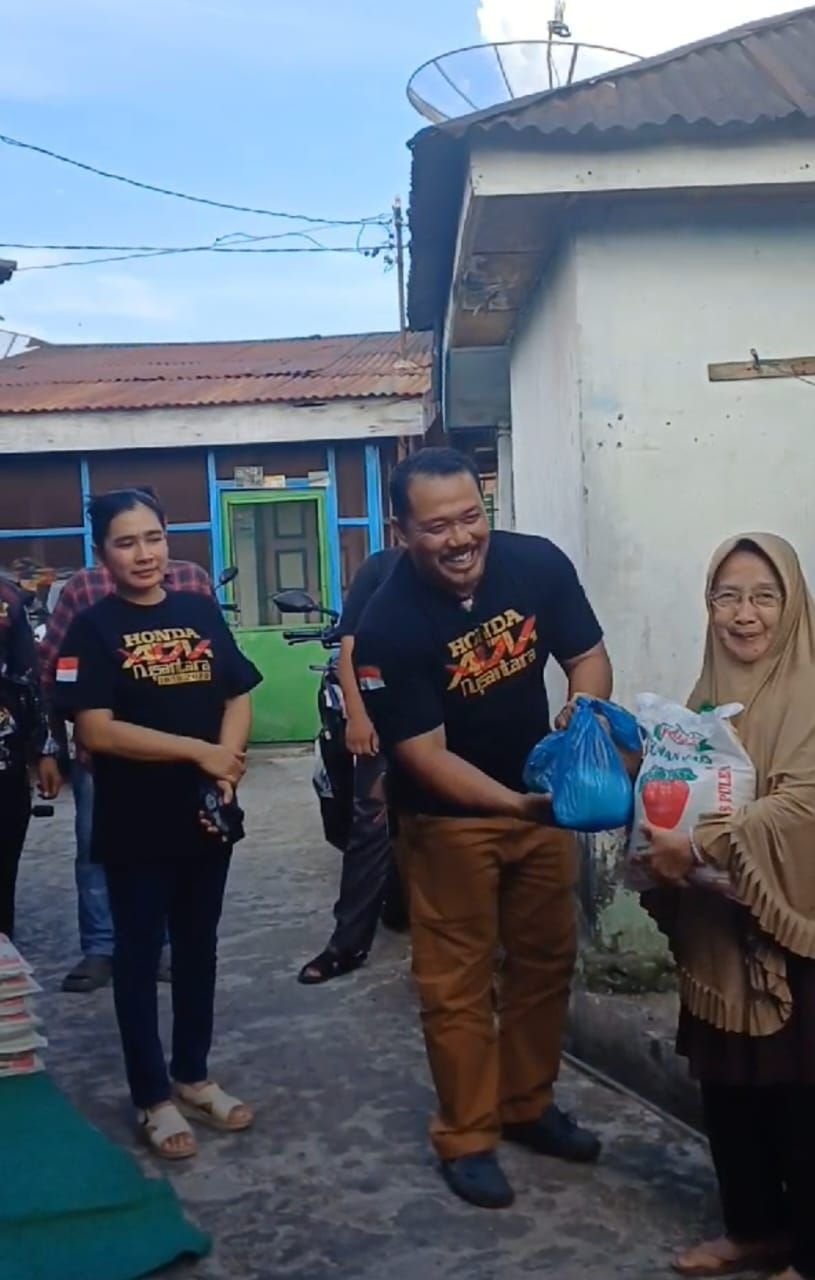Lentera Hantara : Sinar Kepedulian Honda ADV Nusantara Chapter Siantar di Bulan Ramadan