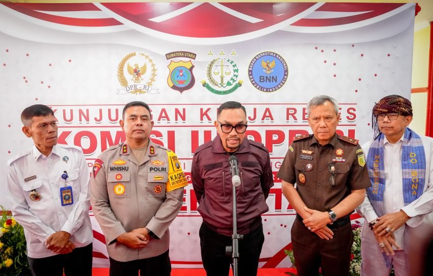 Kunker ke Polda Sumut, Wakil Ketua Komisi III DPR RI Ahmad Sahroni: Jangan Ada &ldquo;No Viral No Justice&rdquo;