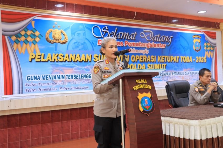 Kapolres Pematangsiantar Sambut Kunker Tim Supervisi Astamaops Polri Ops Ketupat Toba 2025