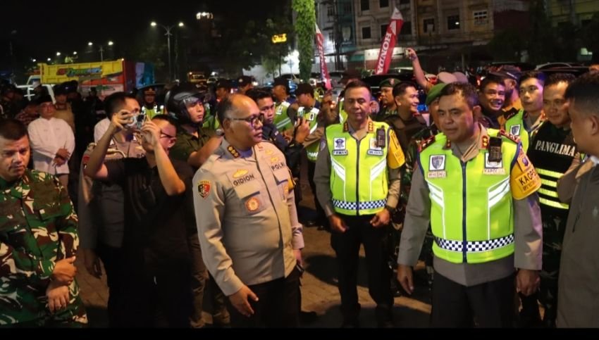 Kombes Pol Gidion Sampaikan Terima Kasih kepada Masyarakat Kota Medan : Malam Takbiran Tertib dan Aman