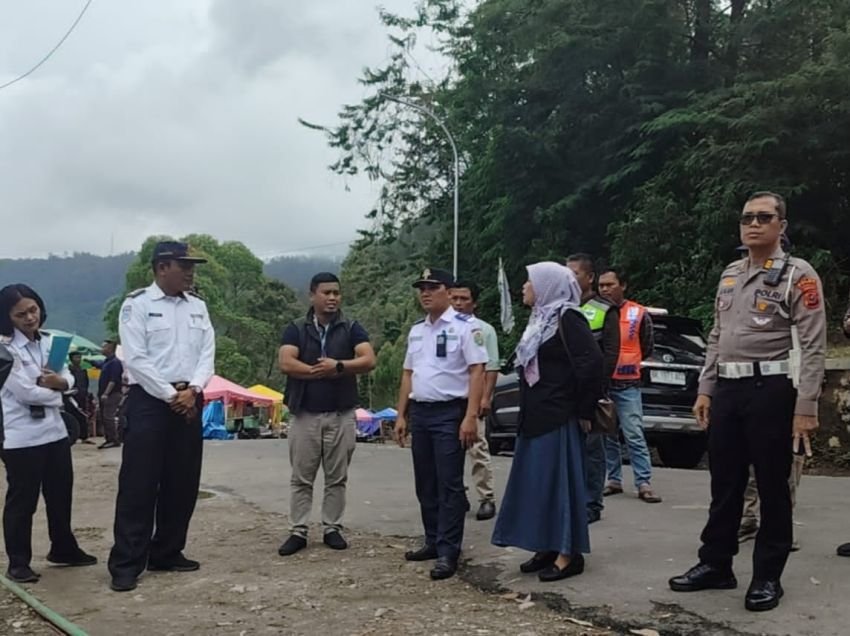Antisipasi Kemacetan Berulang di Panatapan Tele, Dishub  dan Ditlantas Polda Sumut Gandeng Pemkab Samosir Siapkan Manajemen  Rekayasa Lalu Lintas