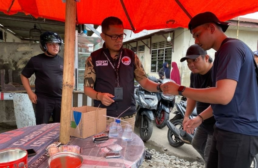 Lagi, Satres Narkoba Polrestabes Medan Gerebek Bantaran Rel KA Tembung : Bandar Sabu Diboyong