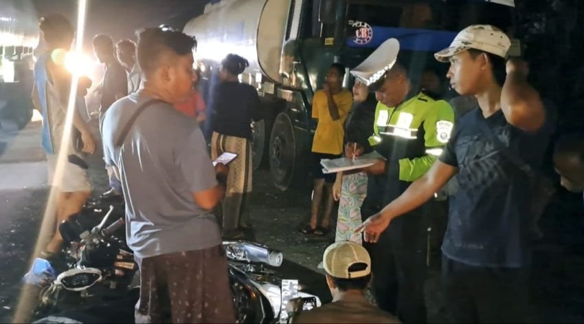 Supra vs Supra di Jalinsum Petatal Batu Bara, 2 Pengendara Tewas