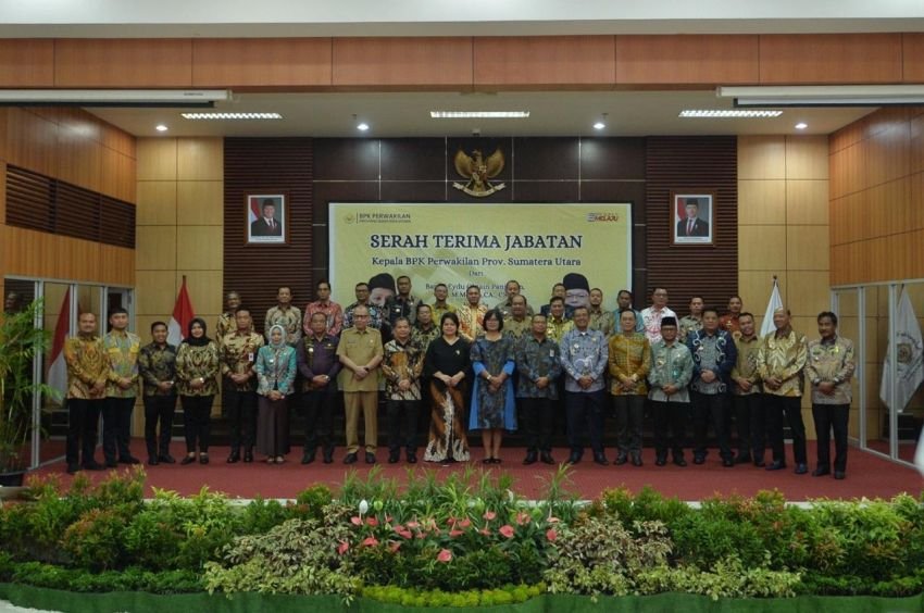 Bupati Langkat Ondim Hadiri Sertijab Kepala BPK Sumut, Dorong Sinergi Pengawasan Keuangan
