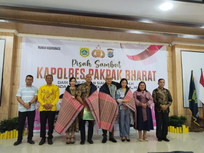 Pisah Sambut Kapolres Pakpak Bharat Berlangsung Haru, Forkopimda Pakpak Bharat Dan Dairi Hadir