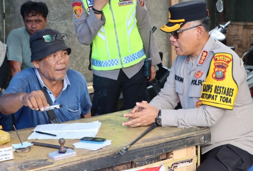 H-3 Lebaran Idul Fitri, Kombes Pol Gidion Cek Pos Pelayanan Pancur Batu dan Pos PAM Tuntungan