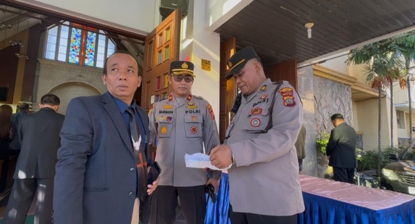Polrestabes Medan Cek dan Periksa Keamanan Gereja jelang Perayaan Paskah