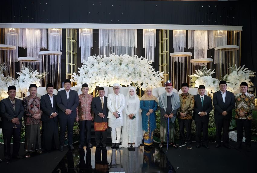 Mensos, Gubsu dan Ketum PBNU Hadiri Resepsi Putri Ketua PWNU Sumut