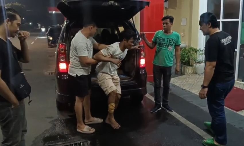 Viral Pencuri Patahkan Stang-Gasak Motor di Perumahan Royal Seksama, Pelaku Residivis Ditangkap-Kaki Ditembak