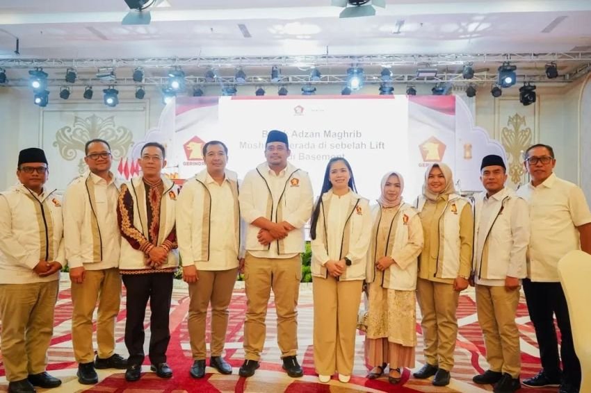 Halal Bihalal DPD Gerindra Sumut Meriah, Dihadiri Gubernur Bobby Nasution dan Ribuan Kader