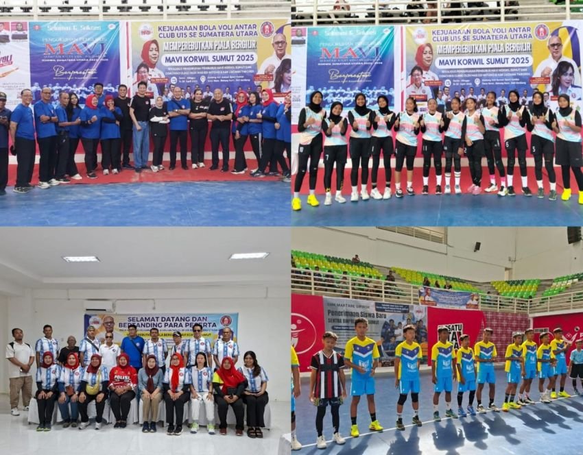 Semarak Final Kejuaraan Voli Antar Club U15 MAVI Sumut 2025 Momentum Kebangkitan Bakat Muda Bola Voli Sumatera Utara&nbsp;