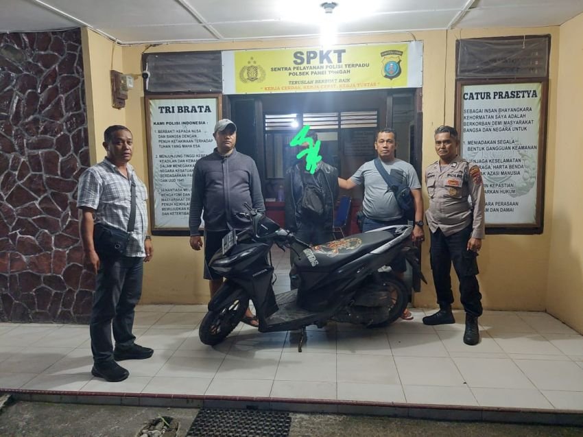 Polsek Panei Tongah Tangkap Pelaku Curanmor