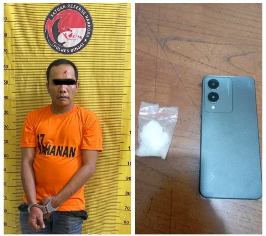 Sempat Bergumul Dengan Petugas, Terduga Pengedar Sabu Diringkus Polisi