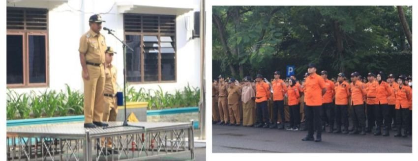 Usai Lebaran,Pemko Binjai Gelar Apel Gabungan Sekaligus Halalbihalal