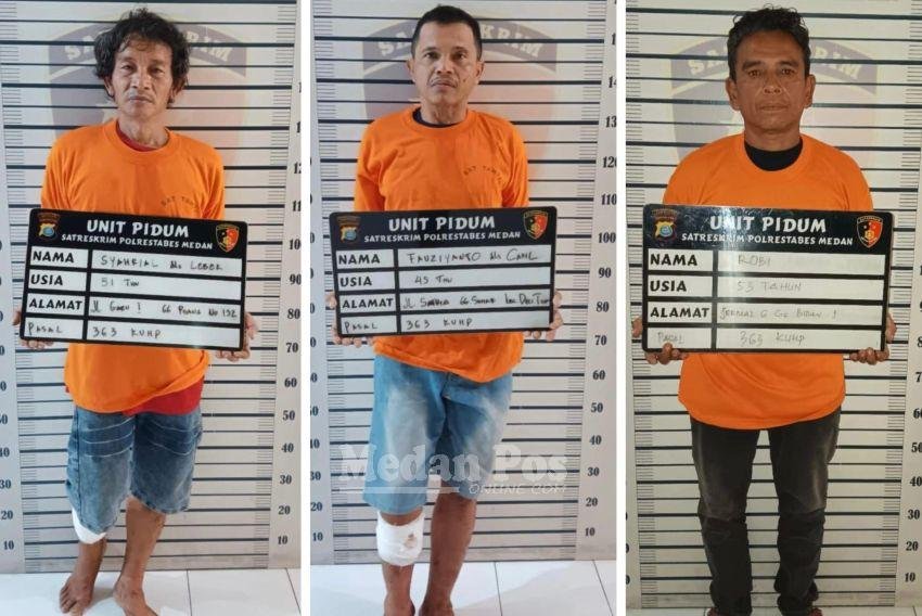 Identitas 3 Maling Bongkar Rumah Mewah Ditangkap, Ini Tampang 2 Pelaku yang Ditembak