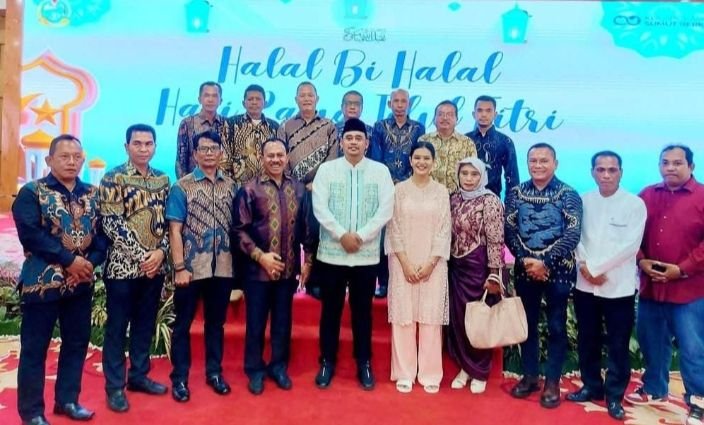 Moment Idul Fitri 1446 H, Anggota DPR RI Maruli Siahaan Silaturahmi dengan Pemimpin Sumut